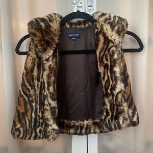 Ralph Lauren Fur Jacket 4T